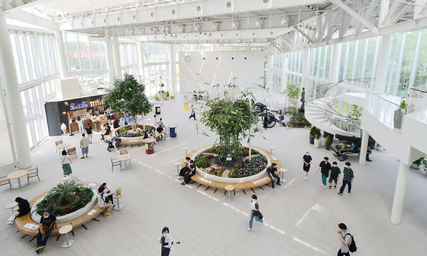 Quán cà phê trong Goryokaku Tower